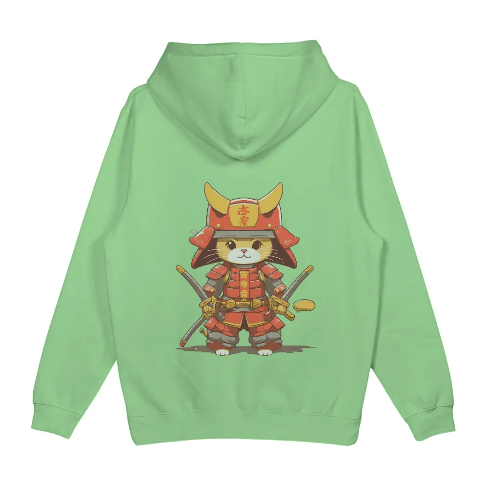 Custom T-Shirt Printing: Samurai Cat - A Blend of Tradition and Fantasy|cute shirts for dads