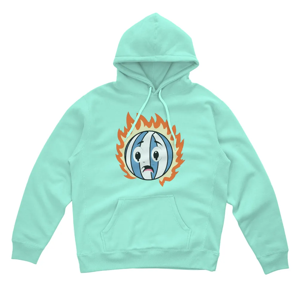 Customized Tee Shirts: Volleyball Flame - Sports Emotion|flame shirt animal crossing