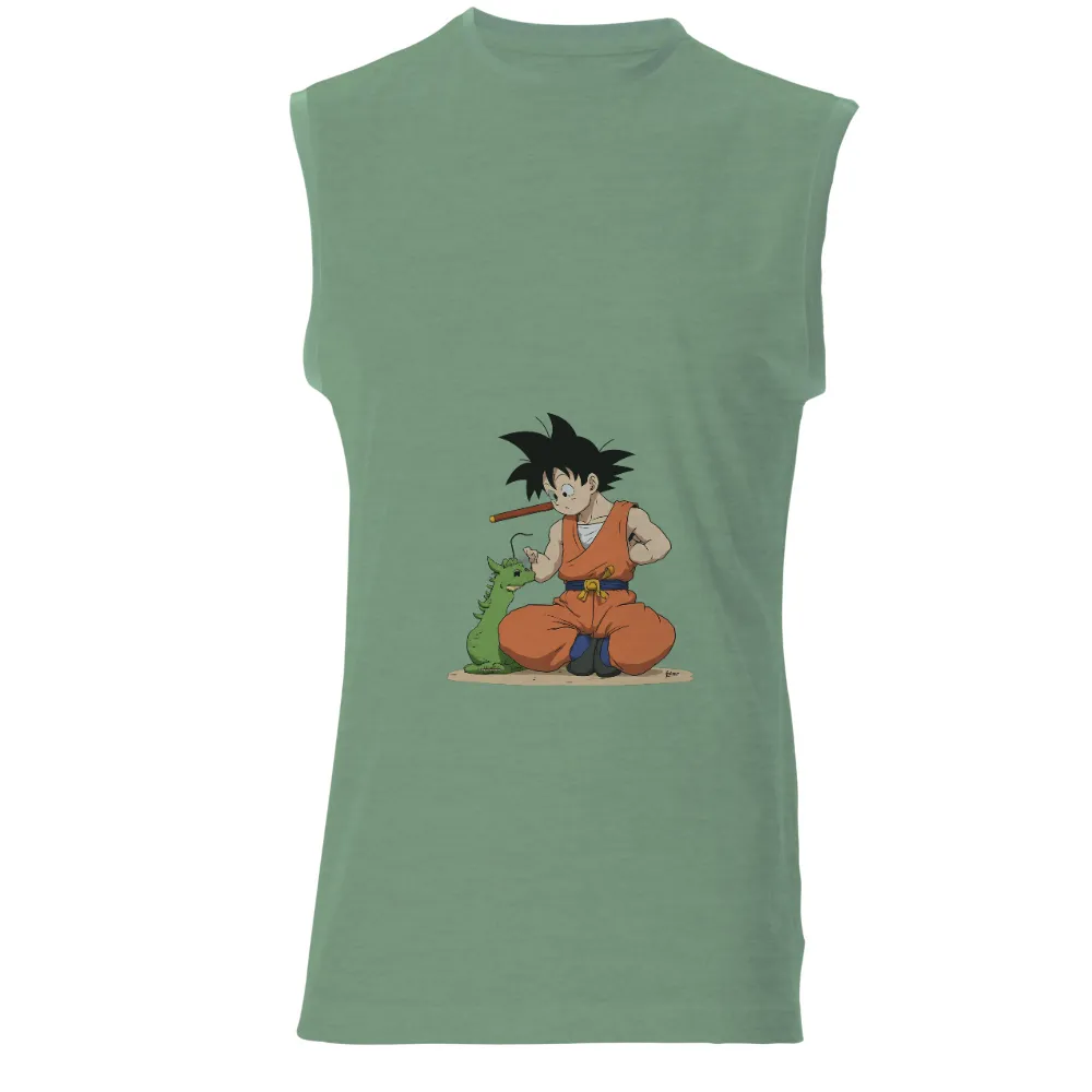 T-Shirts Custom: Goku and Dragon - Anime Adventure|sunlight magic print shirt