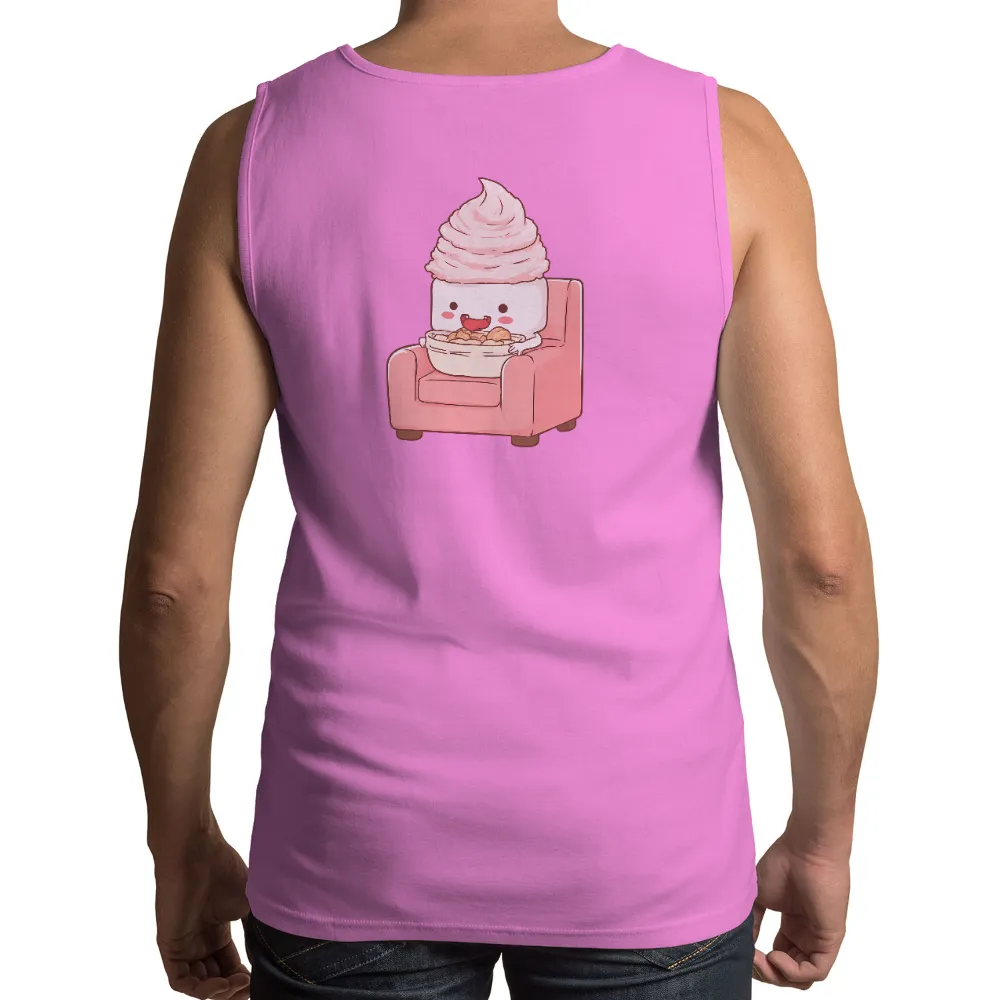 Graphic Tees: Marshmallow Bliss - Cozy and Comfortable| pink frosting