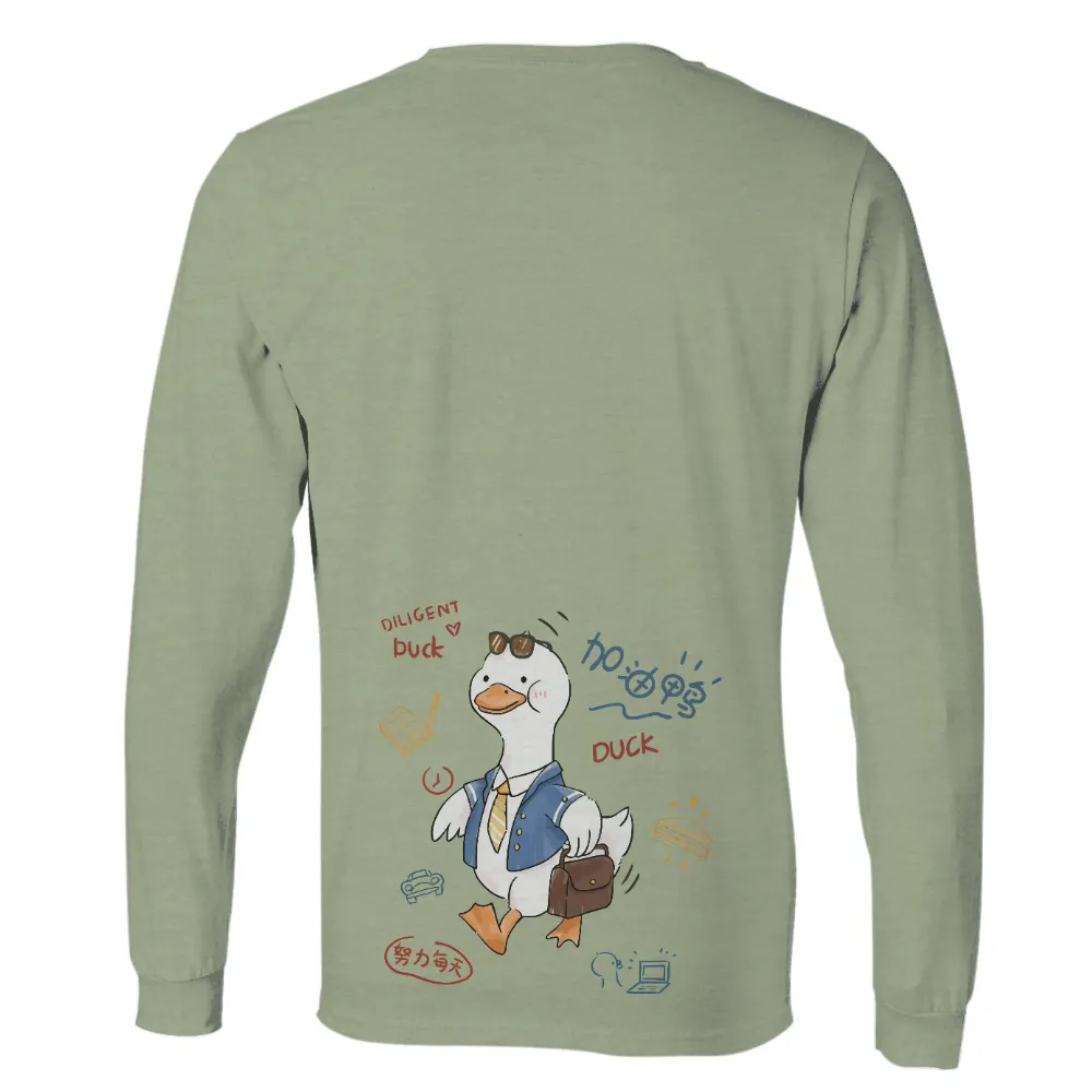 Diligent Duck T-Shirt Printing: A Blend of Humor and Professionalism|duck and cover long sleeve t shirts