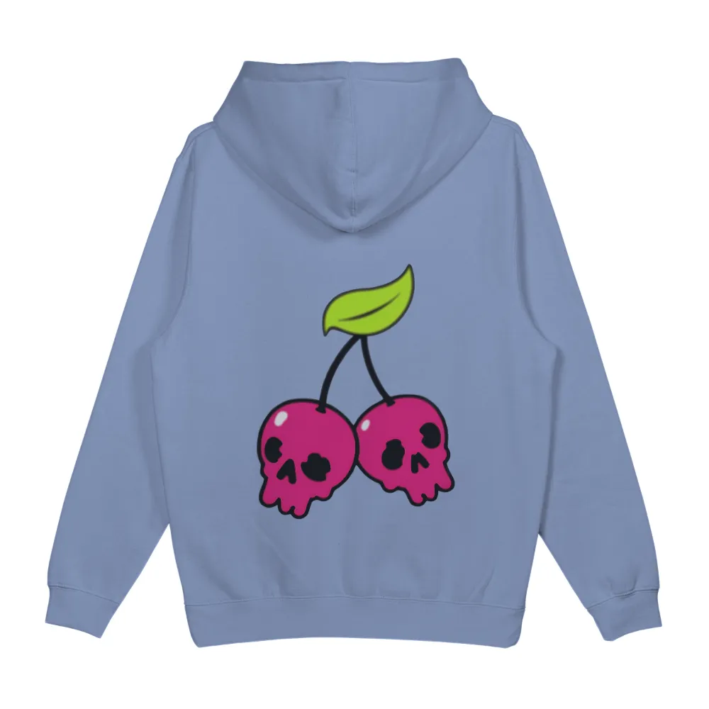 Customized Tee Shirts: Neon Skull Cherries - Pop Culture Meets Macabre|neon green shirts wholesale