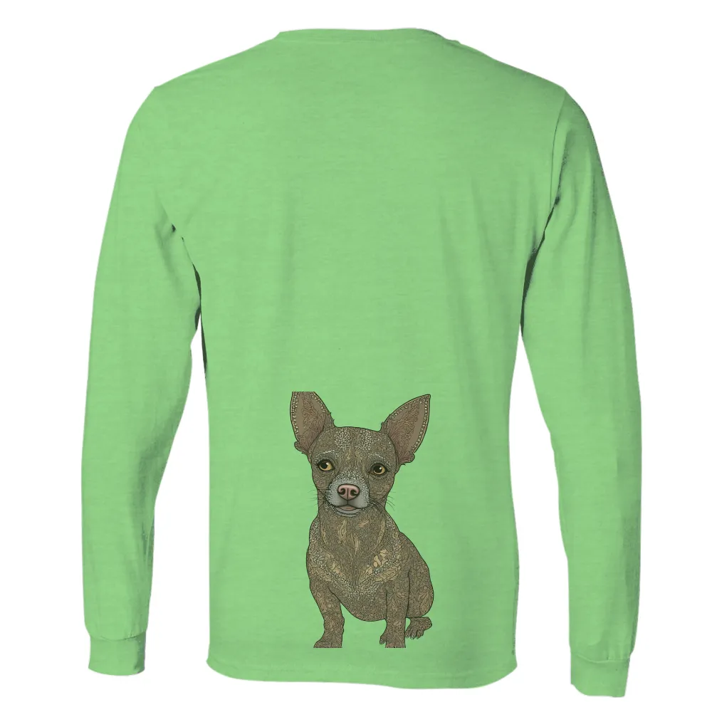 Tee Shirts Printed: Chihuahua Mosaic - Artistic Pet Design|high quality design t shirts