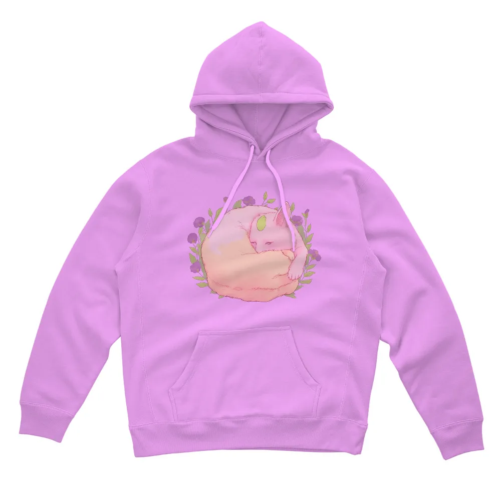 Pastel Cat Tranquility Graphic: Embrace Serenity and Comfort|doja cat nasa