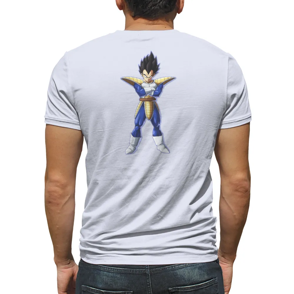 Custom T-Shirt Printing: Vegeta - Iconic Warrior from Dragon Ball|dragon ball super super hero tshirt