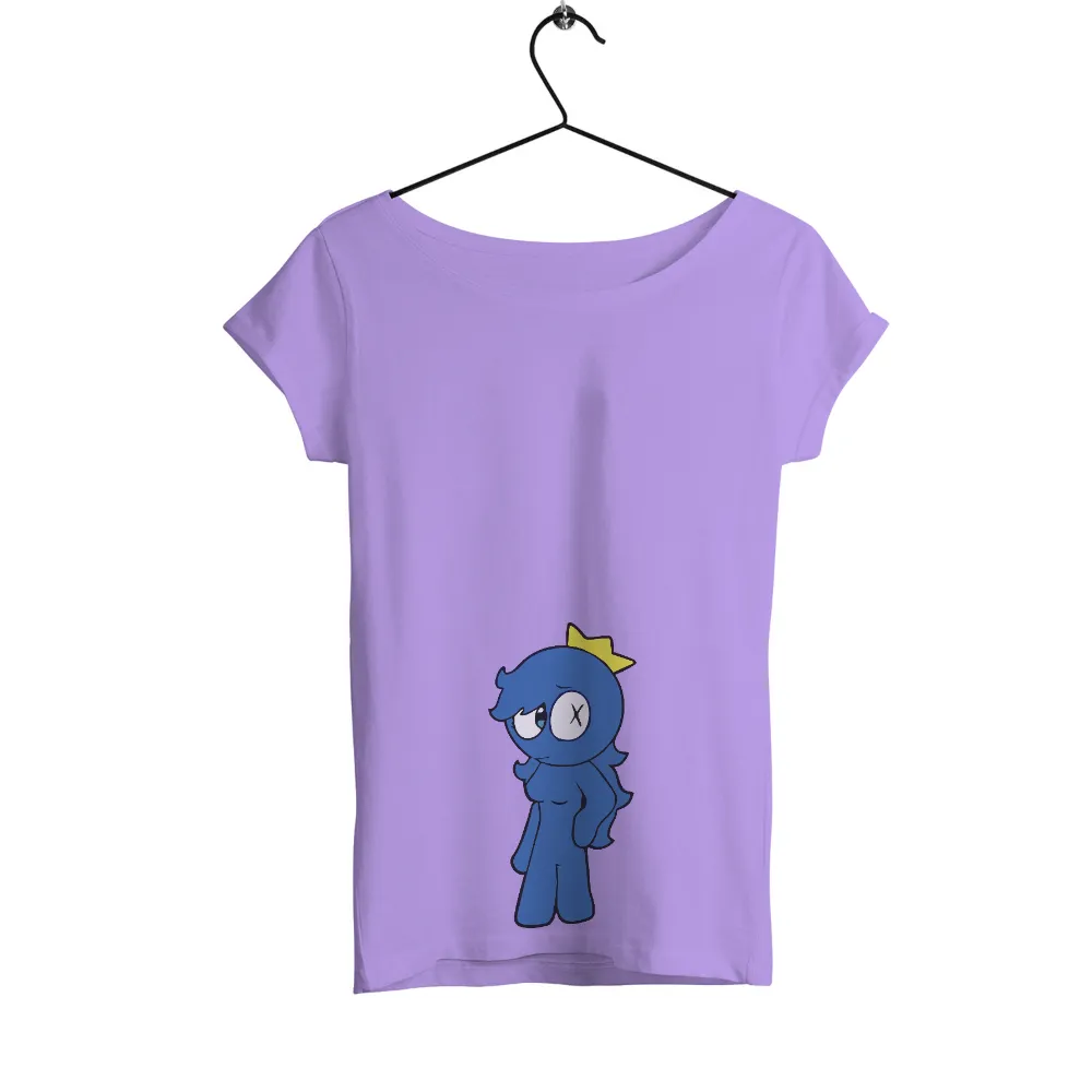 T-Shirts Design: Blue Pony with Yellow Star - Emotional and Vulnerable|roblox gorillaz t shirt