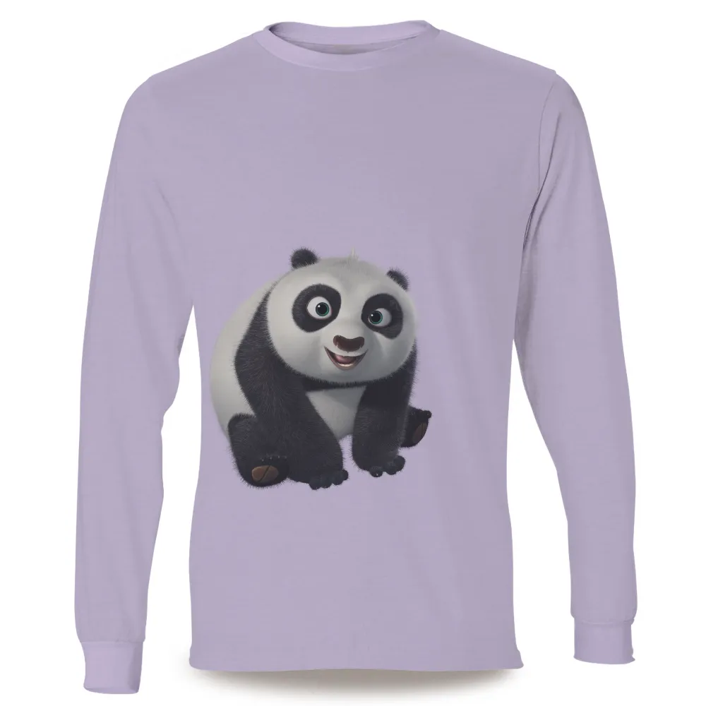 T-Shirts Pattern: Po from Kung Fu Panda - Determination and Joy|hard times joy division shirt