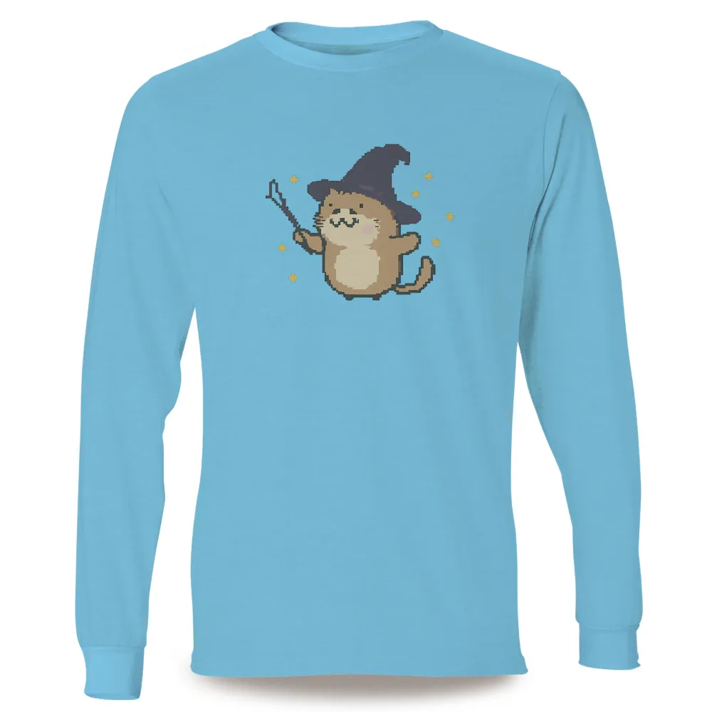 Customized Tee Shirts: Whimsical Otter Wizard - Magic, Stars, Enchantment|orlando magic winning streak t shirts