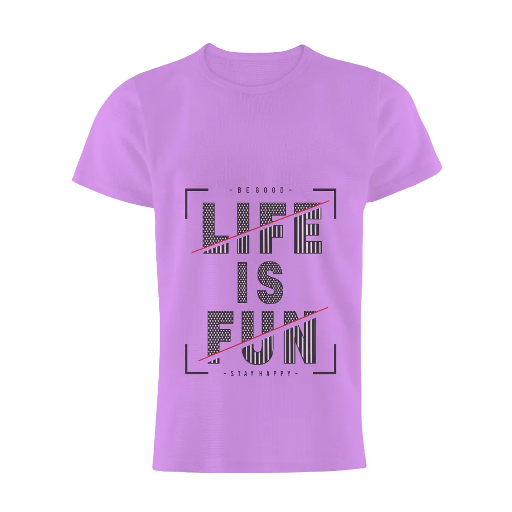 Tee Shirt Printing: Embrace the Fun with 'LIFE IS FUN'|banksy joy millward