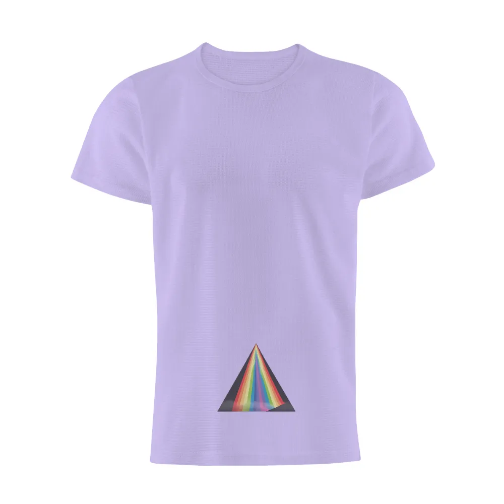 T-Shirt Printing: Prism of Unity - Rainbow Colors Harmony|human beings colors may vary shirt