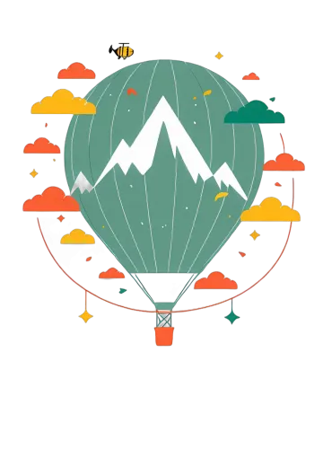 Customized Tee Shirts: Adventure Awaits with Hot Air Balloon Design