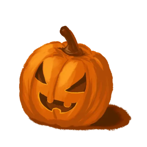 T-Shirts Custom: Spooky Pumpkin Glow - Halloween T-Shirt Design