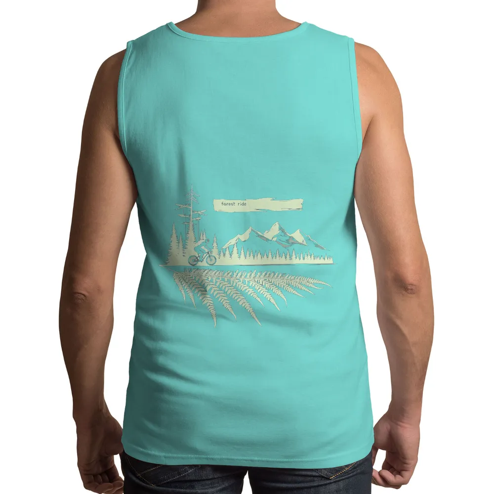 Custom T-Shirt Printing: Forest Ride Adventure Through Nature| outdoor adventure