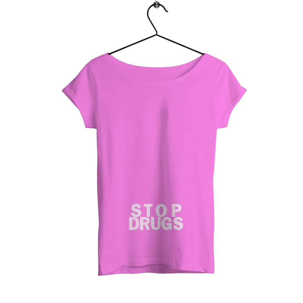 Custom Tee Shirts: Stand Against Addiction with STOP DRUGS|i hope they serve beer in hell shirt