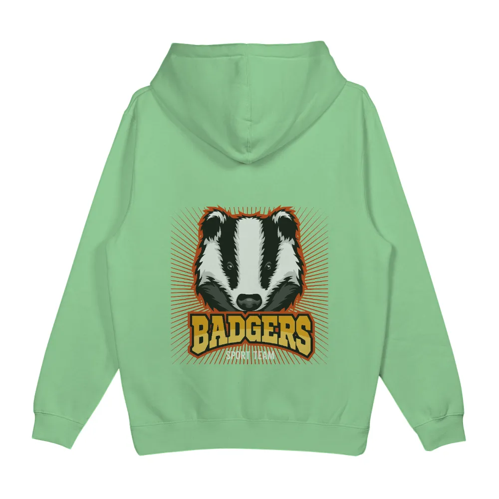 T-Shirt Printing: Bold Badgers Sport Team Mascot|endor forest summer camp shirt