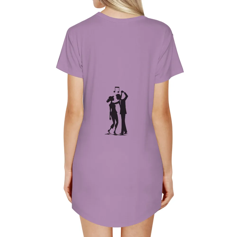 T-Shirt Printing: Dance Under the Stars - Romance and Connection| romantic moment