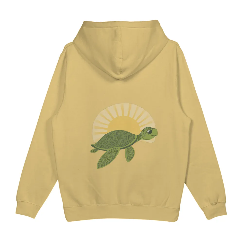 Tee Shirt Printing: Sea Turtle Sunrise - Hope and Resilience|rebellious hope t shirt black