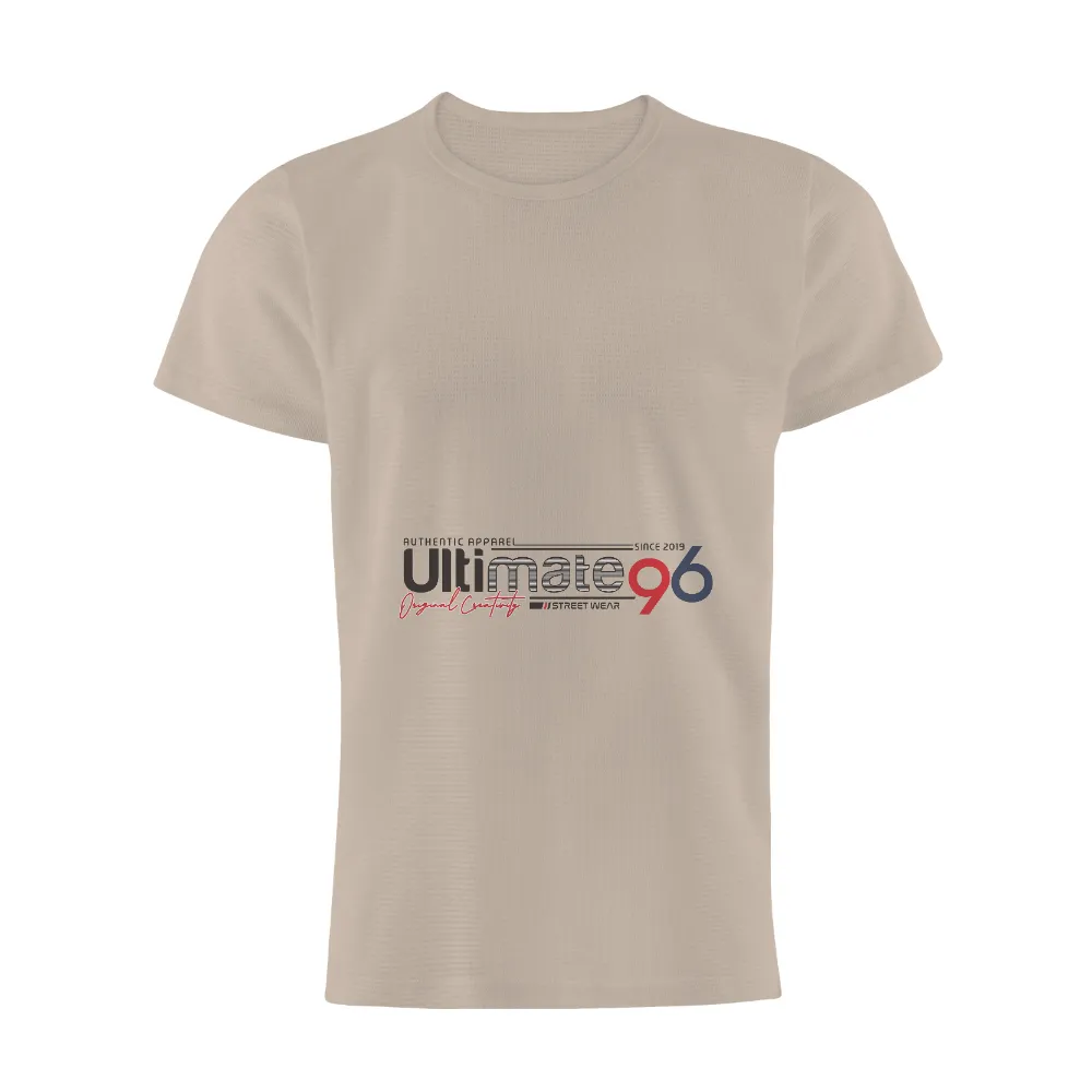 Ultimate96 T-Shirts Design: Bold Typography and Original Creativity|best streetwear graphic tees