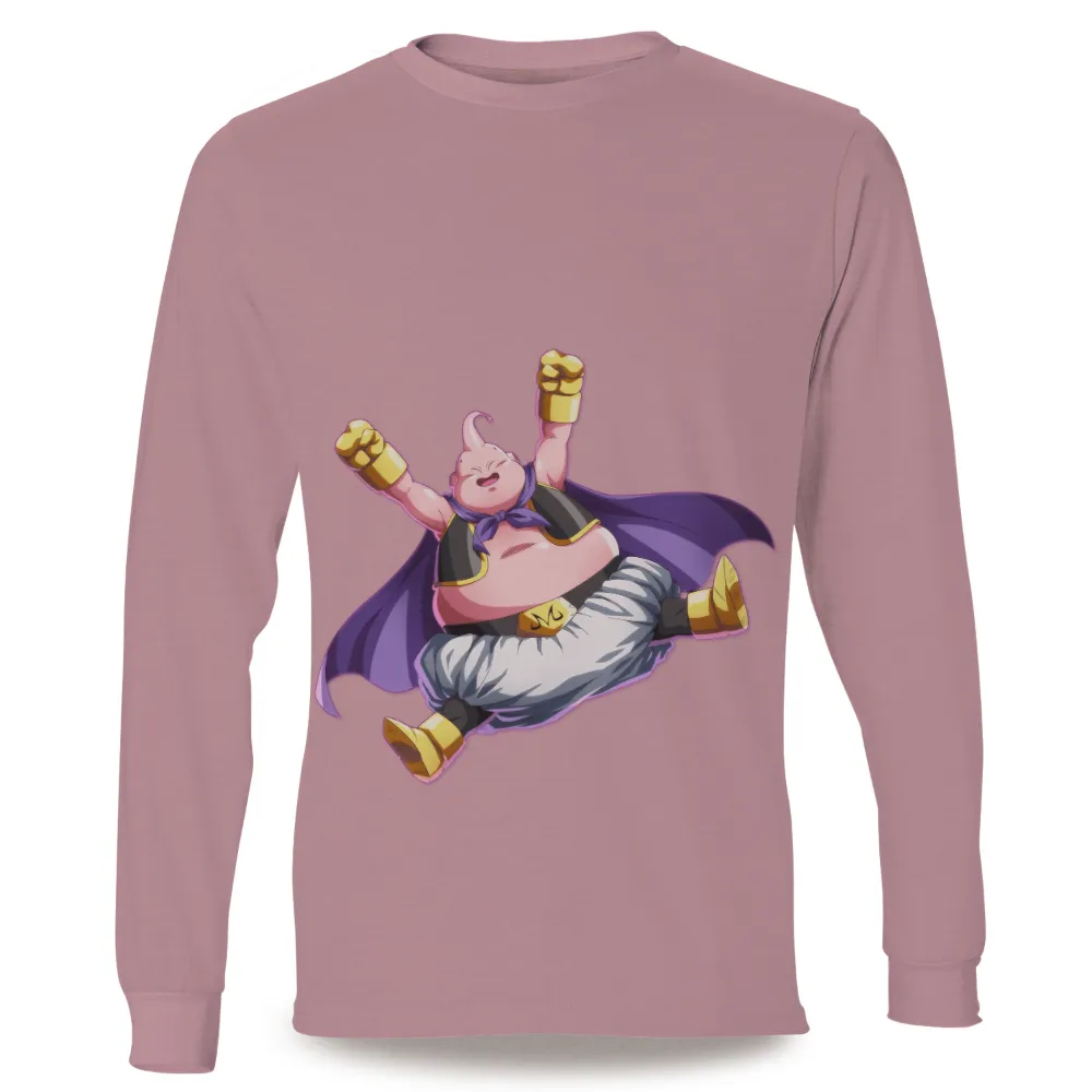 T-Shirts Design: Majin Buu - A Blend of Humor and Power|funny step fathers day shirts