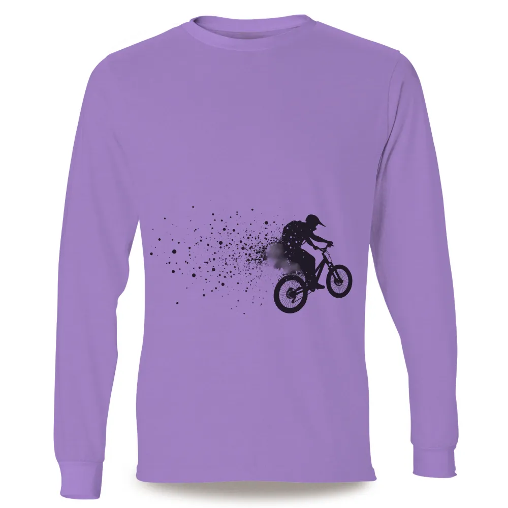 T-Shirts Custom: Digital Cyclist Adventure|adventure time dancing with monsters shirt