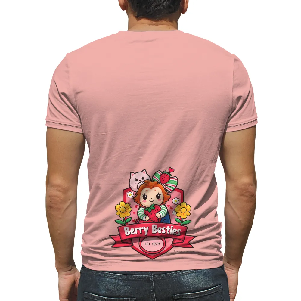 Graphic Tees: Berry Besties - Whimsical Vintage Design| Nostalgic elements in the design