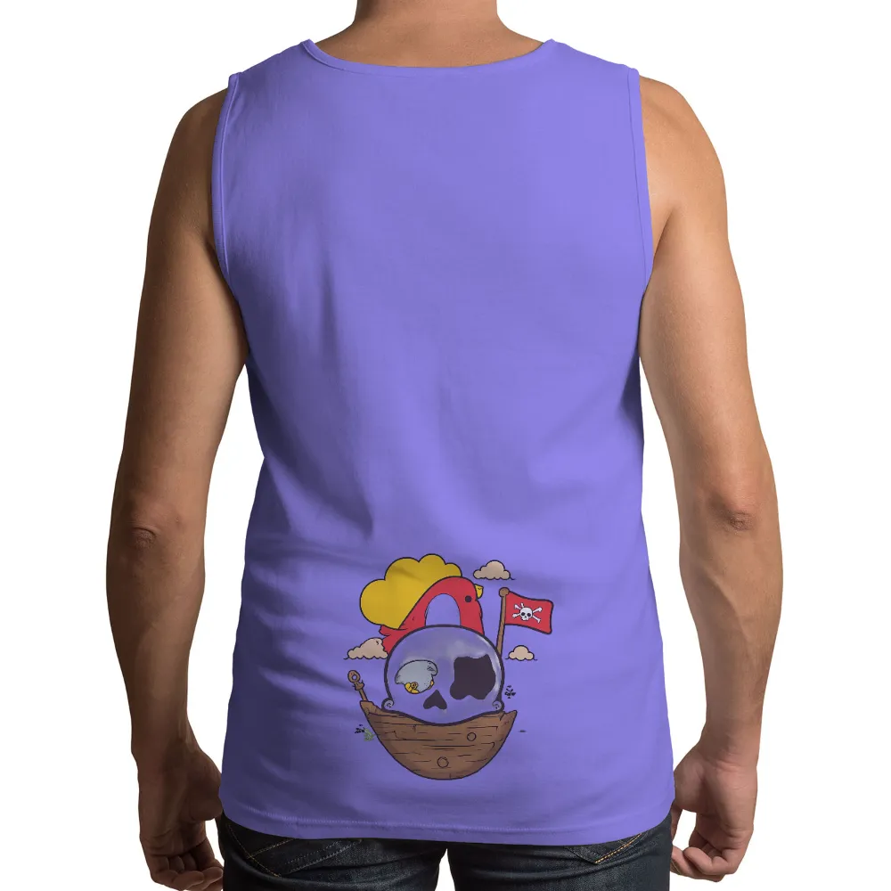 T-Shirts Pattern: Captain Redbeak's Adventure| wooden barrel