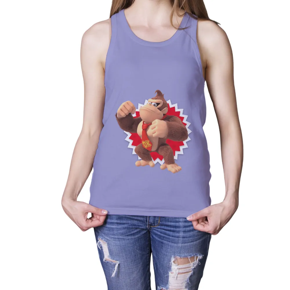 TShirt Design: Donkey Kong Power Pose with Red Tie|hamlin strong