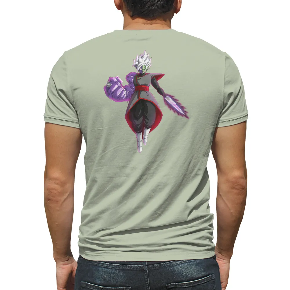 Custom Tee Shirts: Zamasu - Anime Warrior of Power and Resilience|lebron ultimate warrior