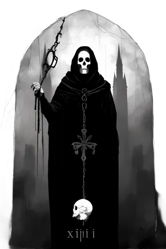 Grim Reaper TShirt Design: Embrace the Dark and Mysterious