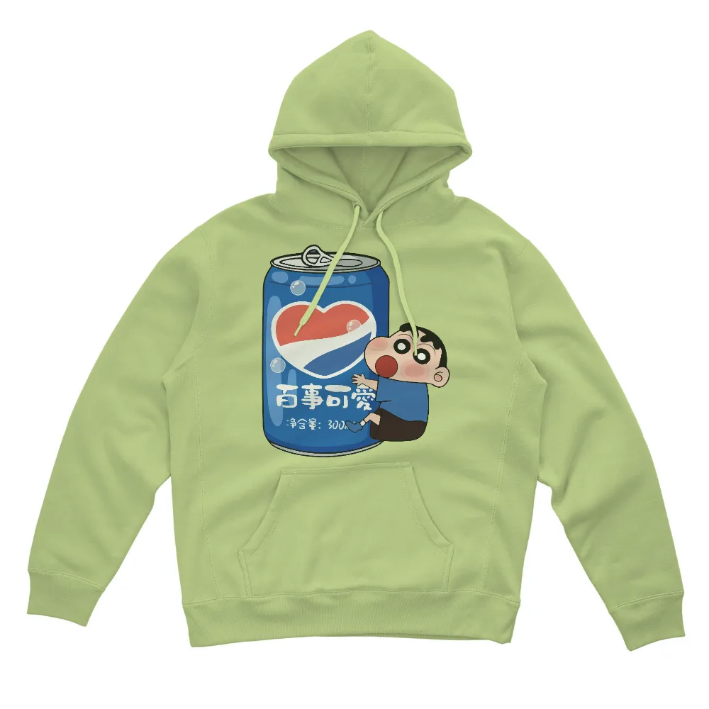 T-Shirts Design: Shin-chan's Magical Soda Adventure|selfish with my time and energy shirt