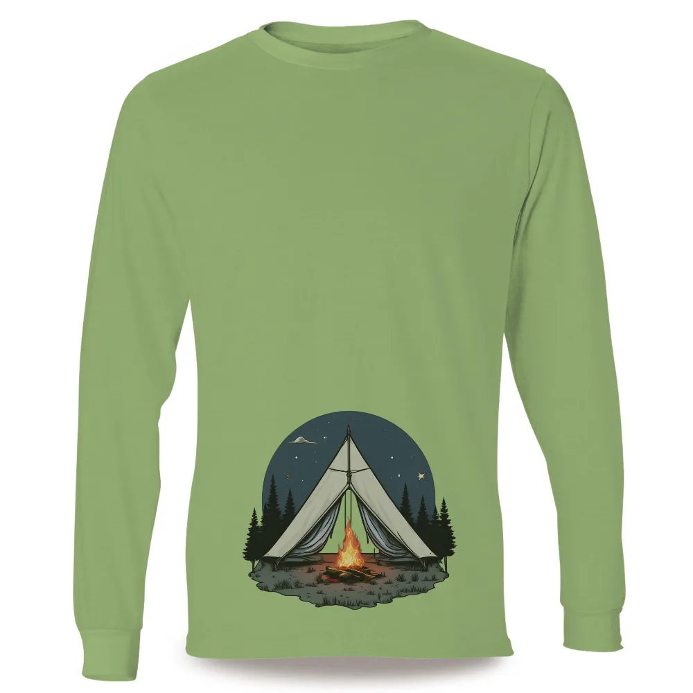 TShirt Printing: Camping Under the Stars - Adventure Awaits|kicks on fire kobe shirt