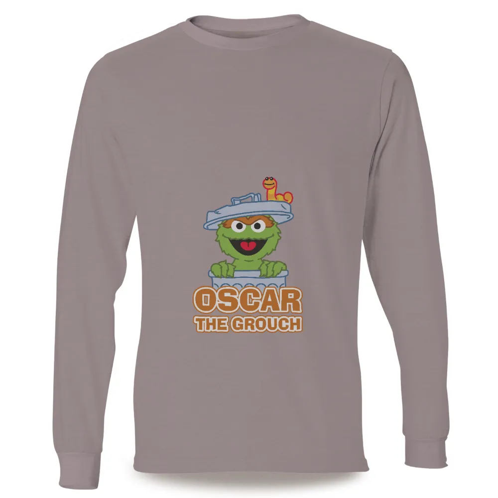 T-Shirts Design: Oscar the Grouch - Funny & Quirky Character|kobe trash can shirt