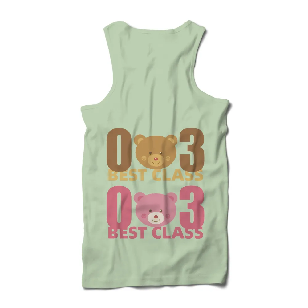 T-Shirts Pattern: O3 Best Class - Celebrate Friendship with Adorable Teddy Bears|cute valentines shirts for women