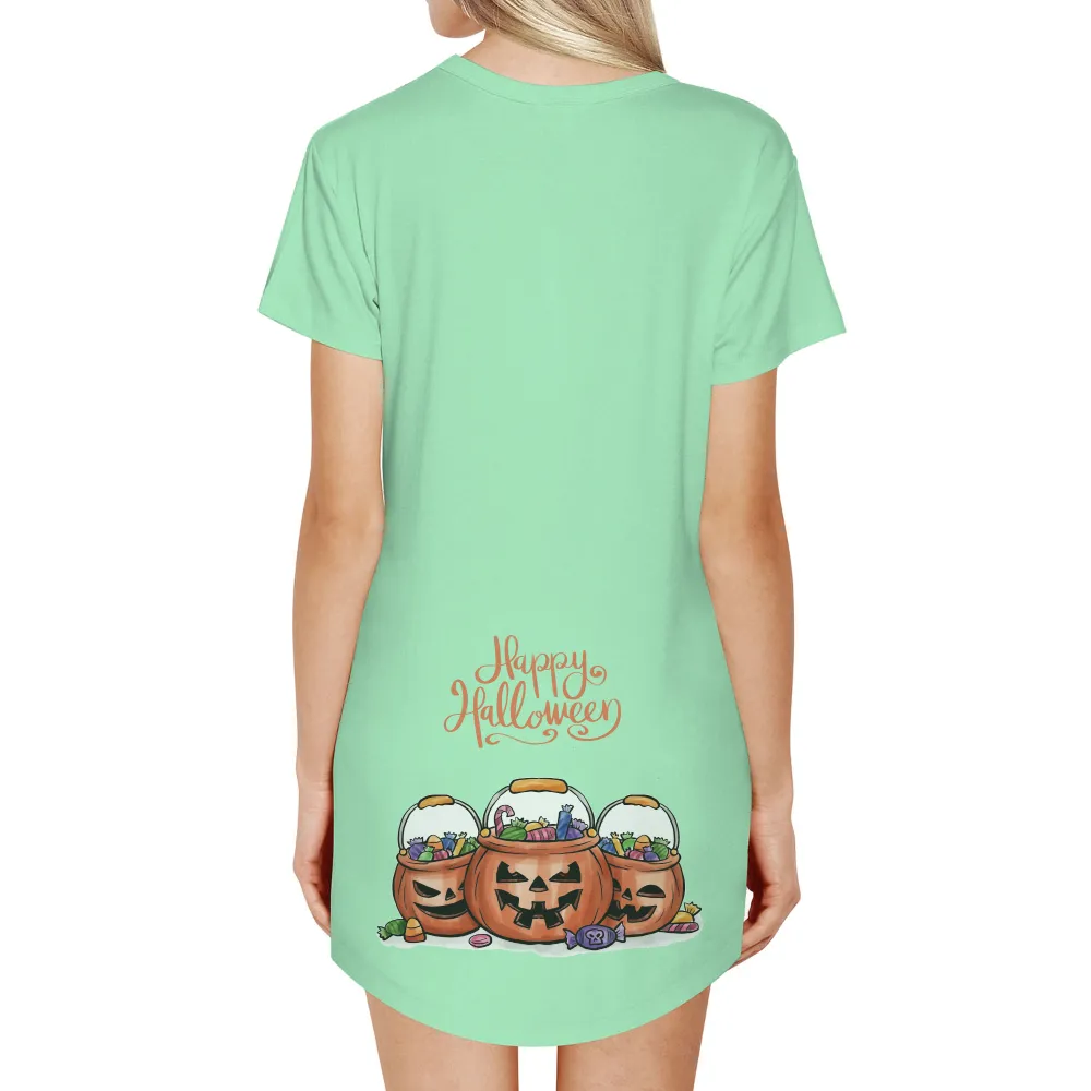 TShirt Design: Happy Halloween Candy Buckets|peeps candy t shirt