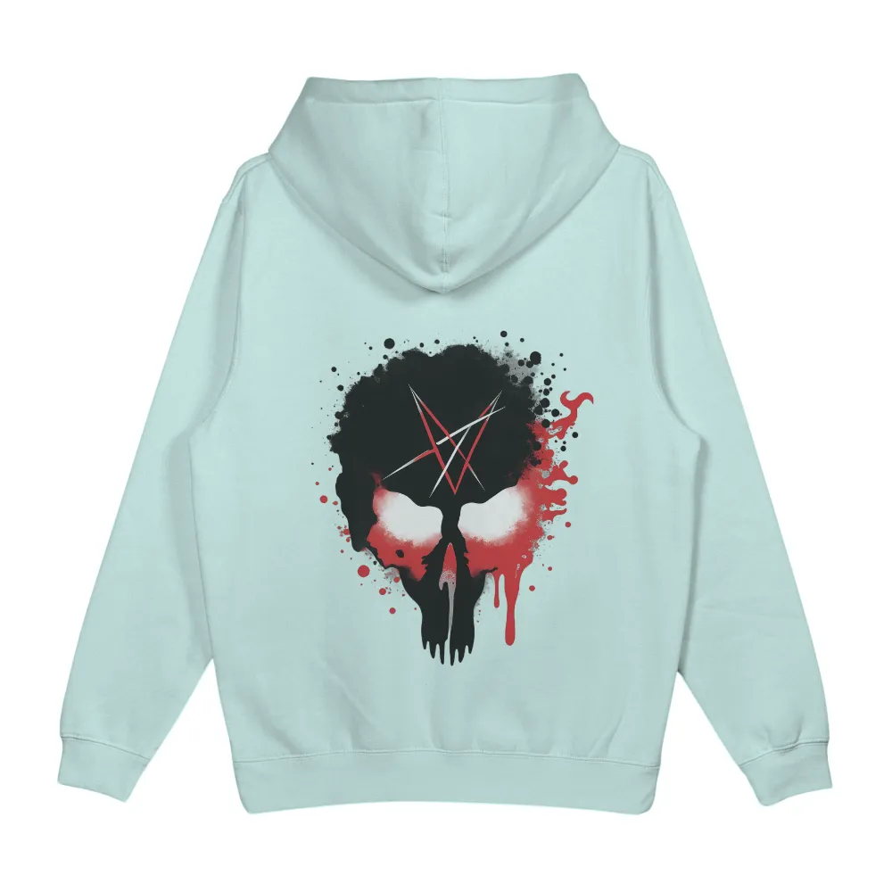 Customized Tee Shirts: Dark Art Skull Design| Gothic graphic design