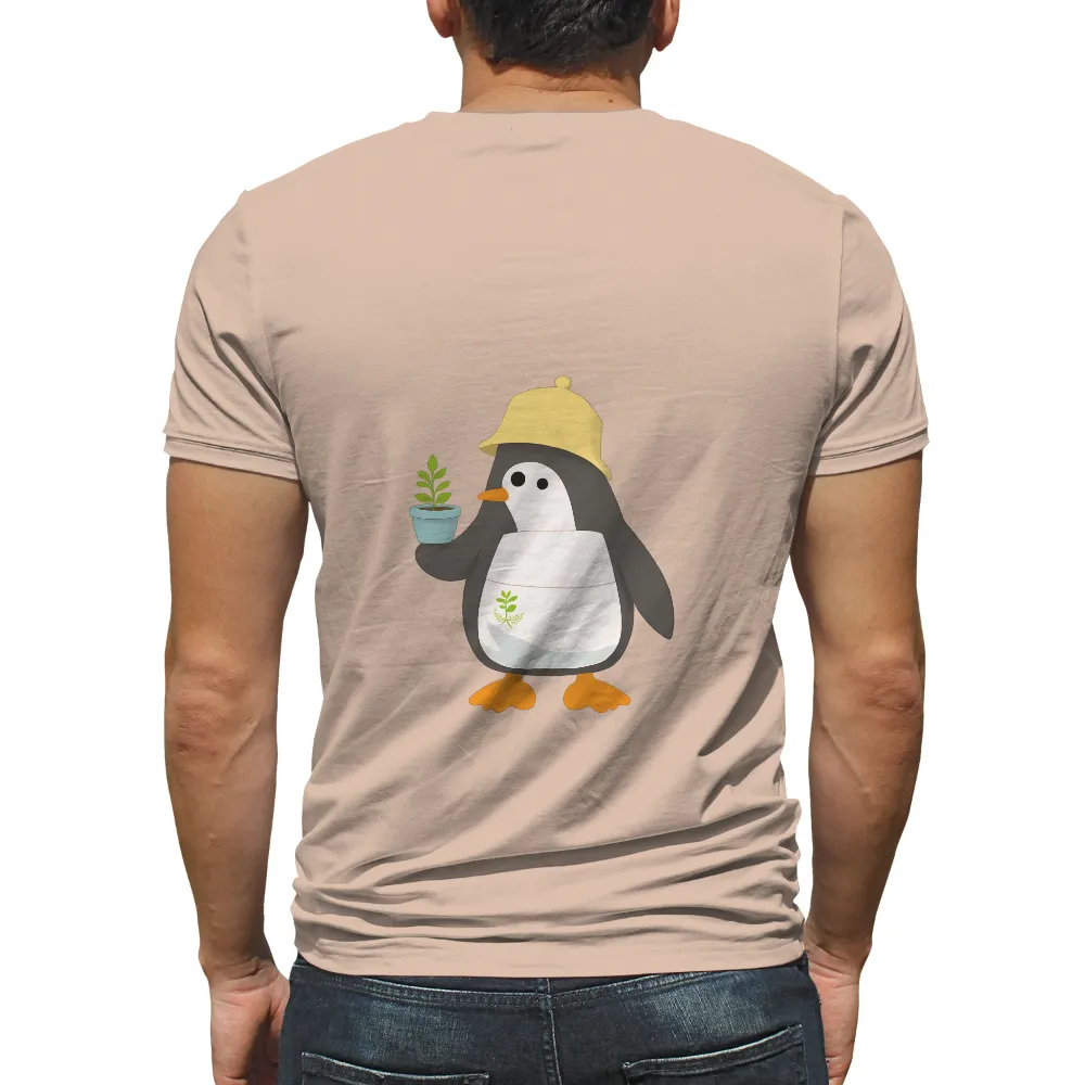 Shirts Graphic Tees: Pete the Penguin Embraces Growth and Joy|bud ice penguin shirt