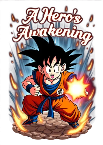 A Hero's Awakening - dragon ball z tee