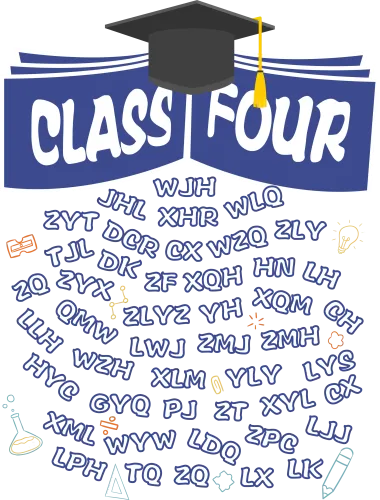 T-Shirts Design: Celebrate Your Graduation with CLASS FOUR