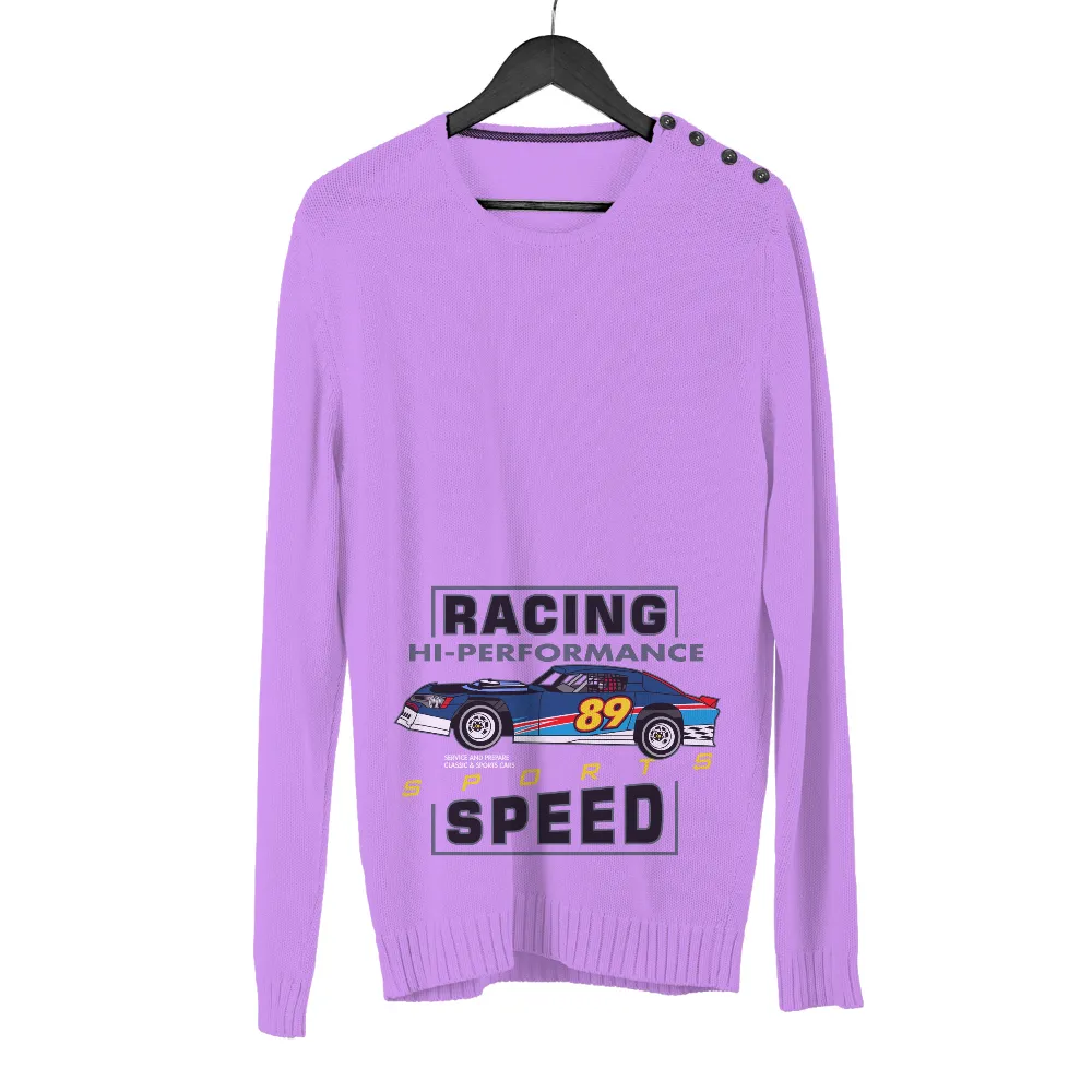 Customized Tee Shirts: Racing Hi-Performance Speed|stinky pinky car t shirt