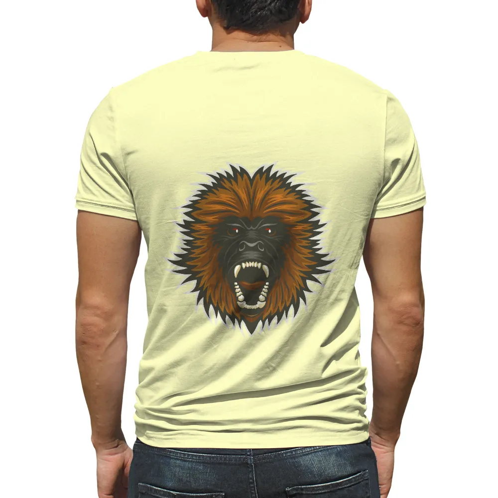 T-Shirts Design: Unleash Your Inner Beast with a Powerful Gorilla Roar|strength camp t shirt