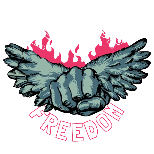 Tee Shirts Printed: Fight For Freedom - Wings of Liberation