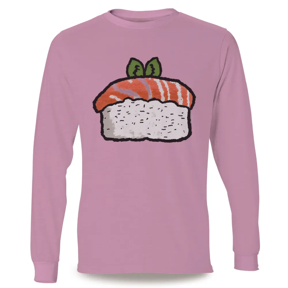 Tee Shirts Printed: Savor the Simple Joys with Sushi Art|fred perry tipping texture knitted shirt