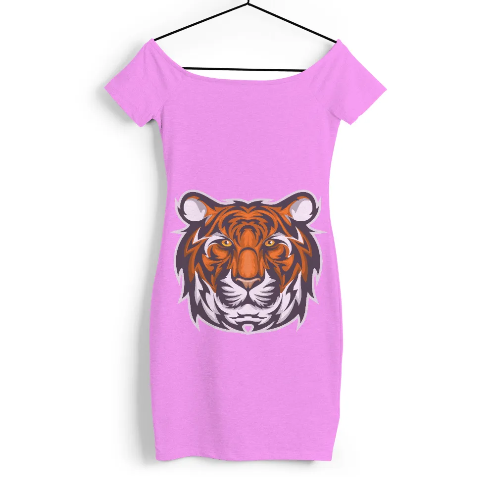 T-Shirts Pattern: Majestic Tiger - Power and Grace|t shirt text design online