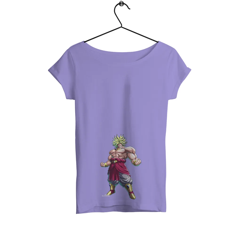 T-Shirts Pattern: Broly Super Saiyan - Iconic Anime Warrior|dragon ball father's day shirt