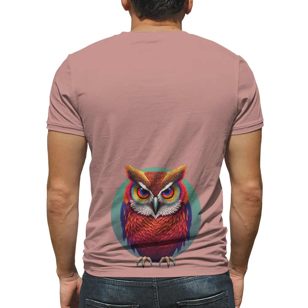 TShirt Printing: Luna the Wise Owl - Artistic Design|owl graffiti