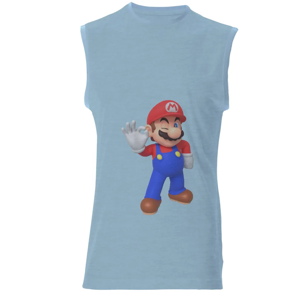 Customized Tee Shirts: Mario's Adventure - Gaming Hero|bachelor movie hero shirts