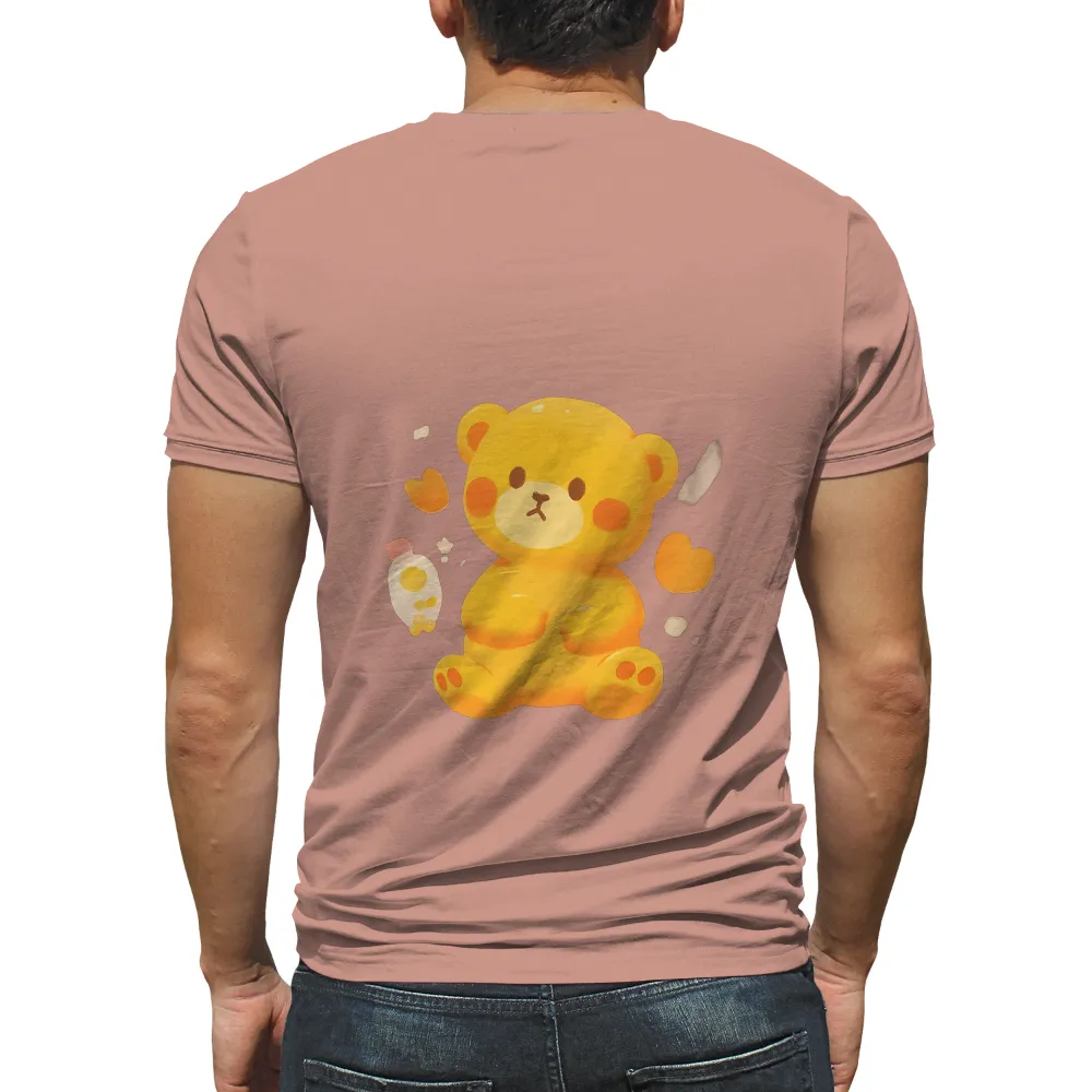 Charming Graphic Designs with Teddy Bear, Hearts, and Milk Motifs|comfort colors 4th of july shirt