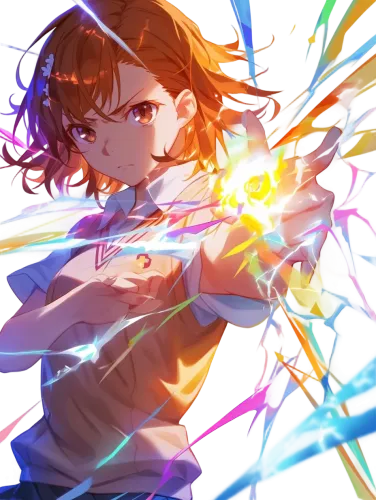 Mikoto Misaka using her powers - toaru kagaku no railgun t cap 1