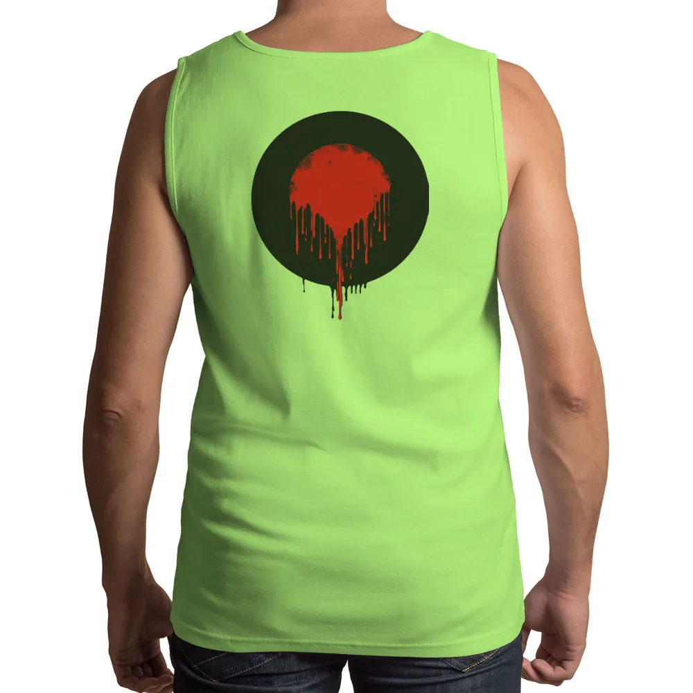 Custom T-Shirt Printing: Bleeding Heart - Expressive Art|raw shirts on sale