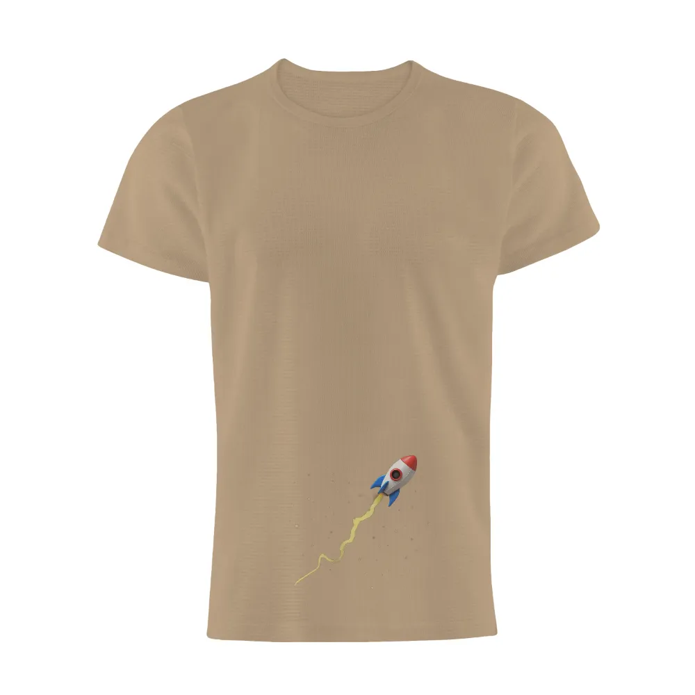 Custom T-Shirt Printing: Reach for the Stars with Whimsical Rocket Design|nasa space cats shirt